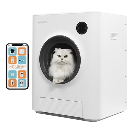 Instachew Purrclean Self-Cleaning Automatic Cat Litter Box with App Control Support 5GHz & 2.4GHz Wifi
