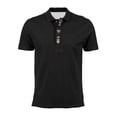 thumbnail image 5 of Men's Classic Polo Shirt Short Sleeve Traditional Front Button Loose Fit Casual Summer Top, 5 of 5