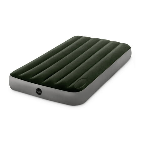 intex airbed dura downy beam twin pump foot built standard series
