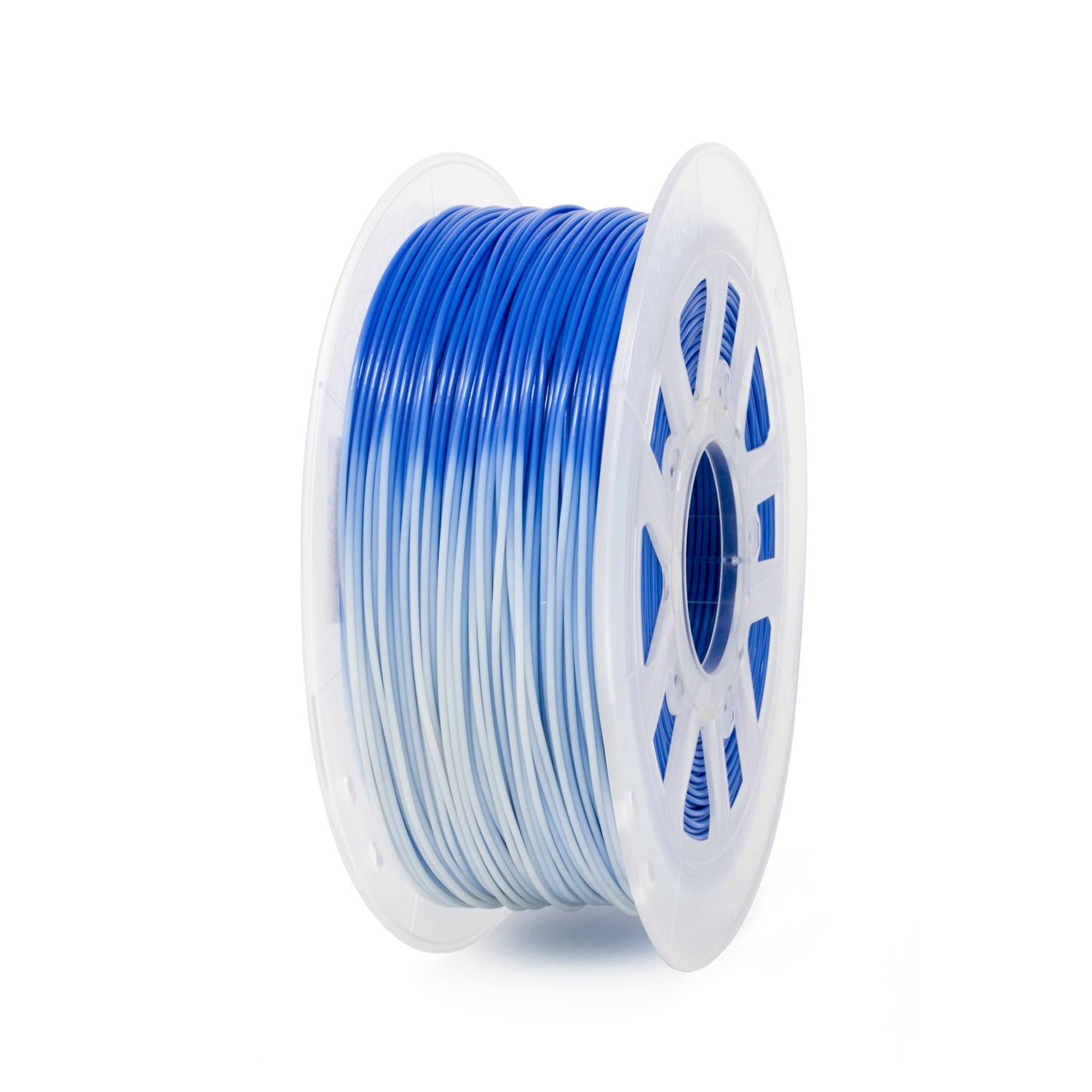 Gizmo Dorks 3mm (2.85mm) Heat Activated Color Change ABS Filament for 3D Printers 1 kg, Blue to White