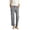 Light Gray*, variant on RUTAYY Women's Pants Casual Straight Leg Elastic Waist Bottoms Fashion Solid Color Slim Fit Comfortable Stretch with Pockets Classic Stylish Trousers