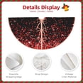thumbnail image 5 of Kll Red Glitter1 Christmas Tree Skirt 48",Party Decorations Farmhouse For Christmas Decorations Holiday Party, 5 of 8