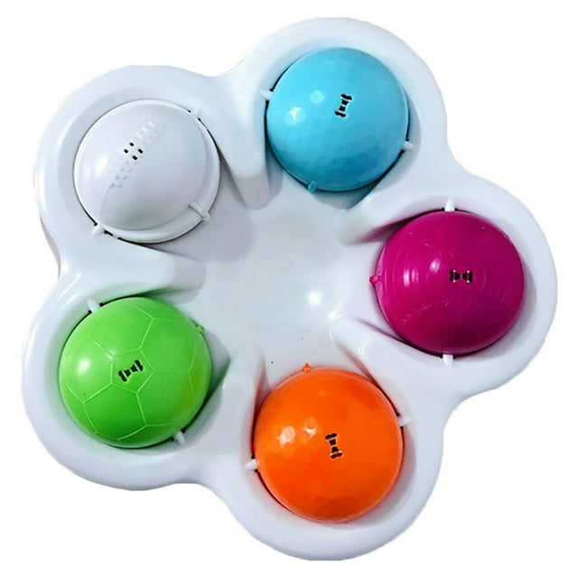 Dog Puzzle Toy Set - Interactive Kitten Food Dispenser Toy Pet Slow Feeder Game