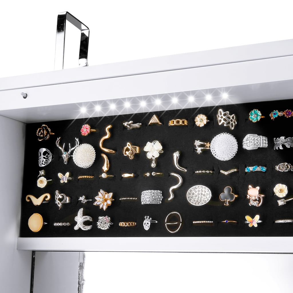 Langria mirrored jewelry cabinet deals