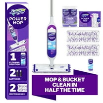 Swiffer Power Mop Floor Cleaner Bundle Includes 1 Spray Mop Device, 2 Lavender Scent Mopping Solutions 25.3 Fl Oz, 1 Fresh Scent Mopping Solution 25.3 Fl Oz & 7 Mop Pad Refills