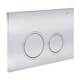 thumbnail image 2 of Fine Fixtures  Concealed Tank Push Button (Actuator) Chrome Round - Push Plates (Plastic), 2 of 2