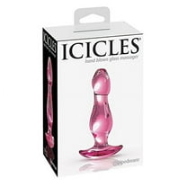 Icicles No. 73 Glass Anal Plug Pink