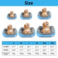 thumbnail image 4 of Sennaux Dog Bed for Small Medium Large Dogs Puppy Cushion Kennel Pet Beds Rectangle, S, 4 of 8