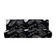 thumbnail image 2 of Funda de sofá sin brazos, elástica, color negro Hoja negra, 2 of 9