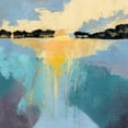 thumbnail image 2 of Popp, Grace 12x12 Gold Ornate Wood Framed with Double Matting Museum Art Print Titled - Back Bay Sun I, 2 of 4