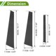 thumbnail image 4 of Moldura de Ventana de Pilar de Puerta Unique Bargains para BMW Serie 7 2002-2008 Patrón de Fibra de Carbono Negro Sticker Antirrayaduras para Cubrir los Postes de Pilar 6 Piezas, 4 of 7