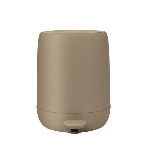 Blomus 66382 0.8 gal Sono Pedal Bin Wastepaper Basket, Tan