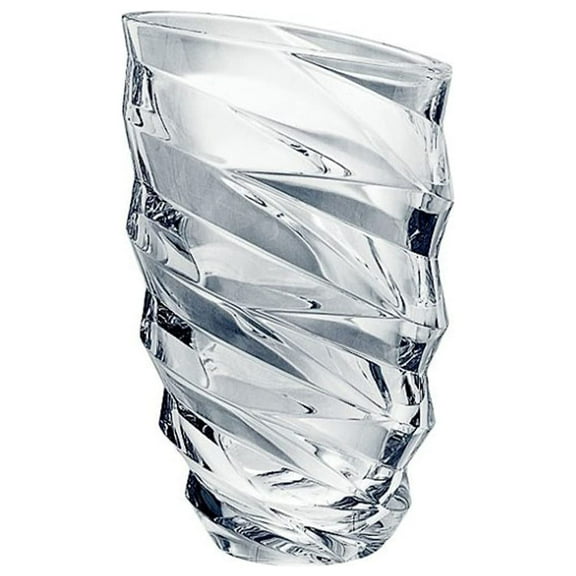 Dynamic Collection Modern Bohemian Crystal Hand-Crafted Decorative Vase - 12 Inches Vase