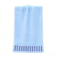 thumbnail image 2 of Usloyux Summer Must-Have Soft Absorbent Bath Towel 13.3 X 29. In, Fast-Dry Hand Towel for Bathrooms Kitchens Gyms, Cotton Piano Grid Towel Quick Dry Home Use, 2 of 5
