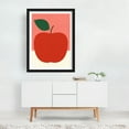 thumbnail image 6 of Red Apple - Illustration Fruit Minimalist Modern Art Kitchen Decor Pop Art Geometric Abstract Black Framed Wall Art Print 5 x 7 inches, 6 of 7