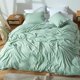 thumbnail image 3 of Funda Nórdica Verde Queen Size 3 Piece Double Brushed Microfiber Queen Duvet, 3 of 8