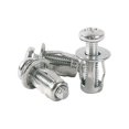 thumbnail image 1 of 10pcs M5/M6 Jack Nuts Car Metal Screw Petal Nuts Screw For Hollow Wall Iron Skin, 1 of 5
