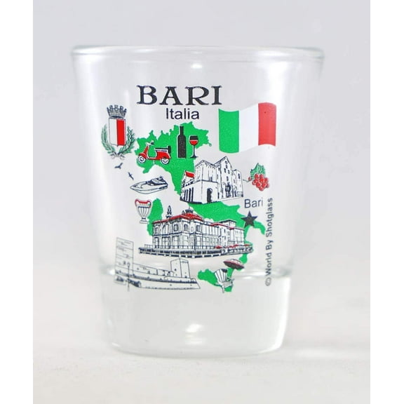 Bari Italy Great Italian Cities Collection Shot Glass