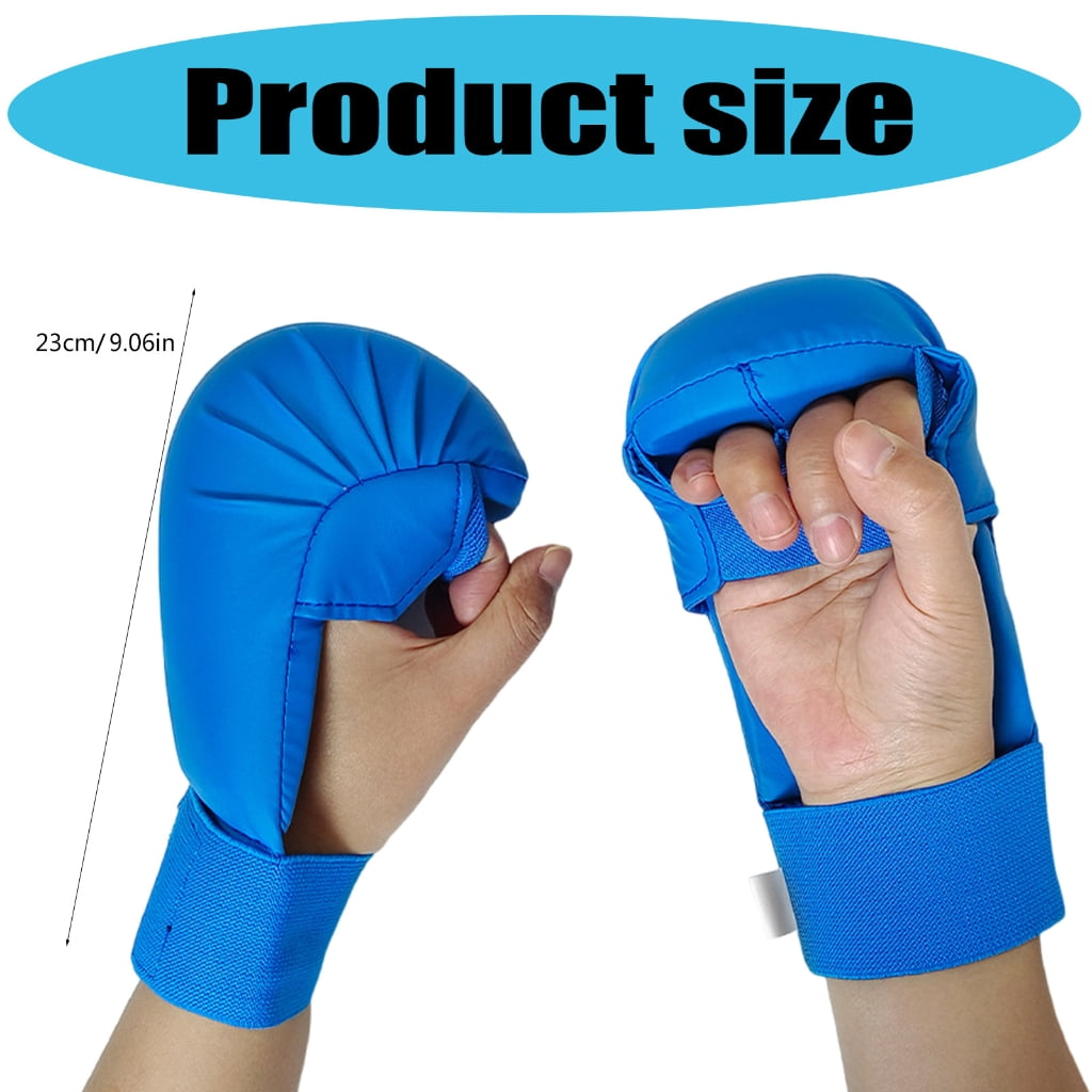 Adjustable Wrist Closure Boxing Gloves Combat Sports Gloves Suitable for Foam Cushioned Hand Impact Absorption Training