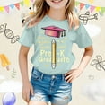 thumbnail image 2 of Girls Casual Short Sleeve T-Shirt with Cute Cartoon Print Soft & Breathable Loose Fit for Everyday Wear & Spring/Summer/Fall, 2 of 4