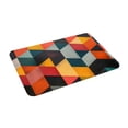 thumbnail image 2 of Balery Geometric Cube Pattern Art Doormat, Durable Flannel Fabric, Waterproof Stain and Fade Resistant, Low Profile,Indoor Outdoor Door Mats, Easy Clean Patio Entrance Mat, 16x24in, 2 of 9