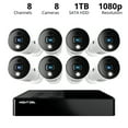thumbnail image 4 of Night Owl Security Camera System CCTV, 8 Channel Bluetooth DVR with 1TB Hard Drive, 8 Wired 1080p HD Spotlight Surveillance Bullet Cameras, Audio Enabled Indoor Outdoor Cameras with Night Vision, 4 of 12