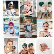 Baby Turban Bun Knot Parent-child Cap Newborn Turban Hat Girl Toddler Hat Turban Boy Nursery Beanie Infant Turban