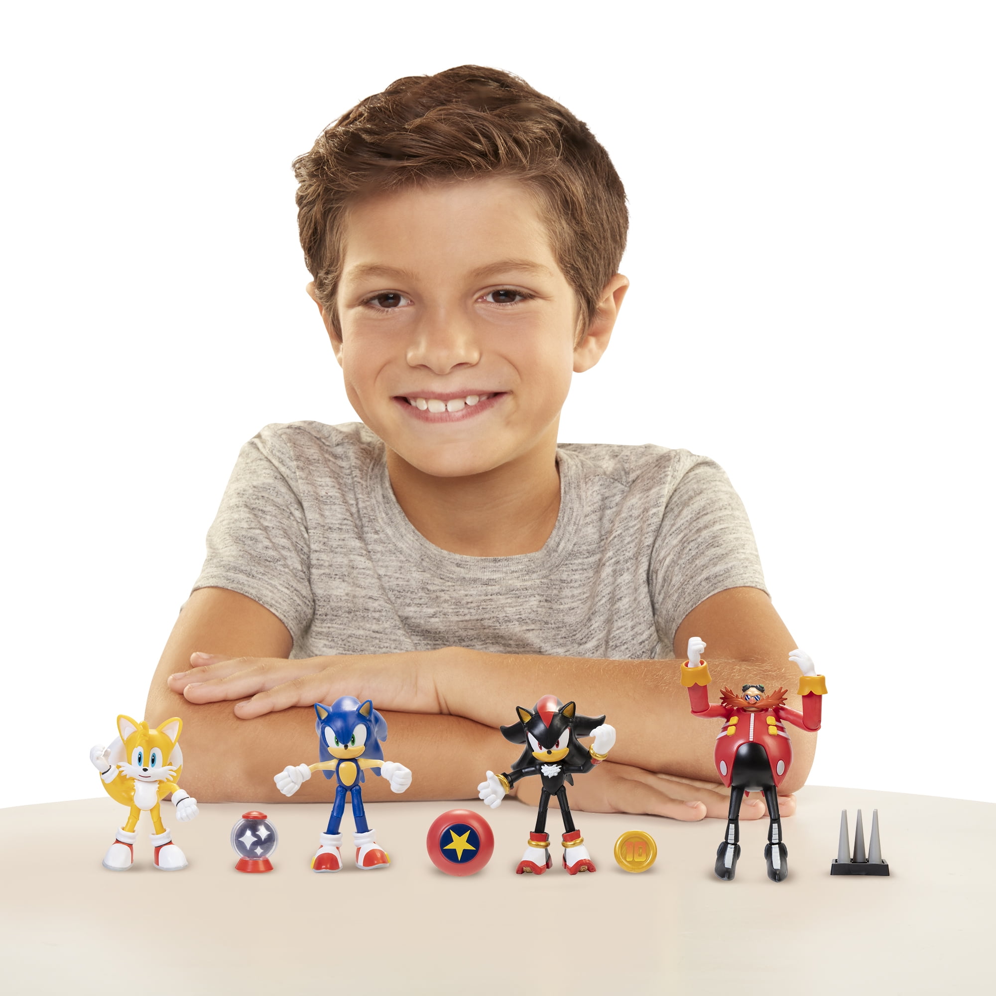 Sonic the Hedgehog 4 pouces Tails Invincible BOX figurine de collection jouet