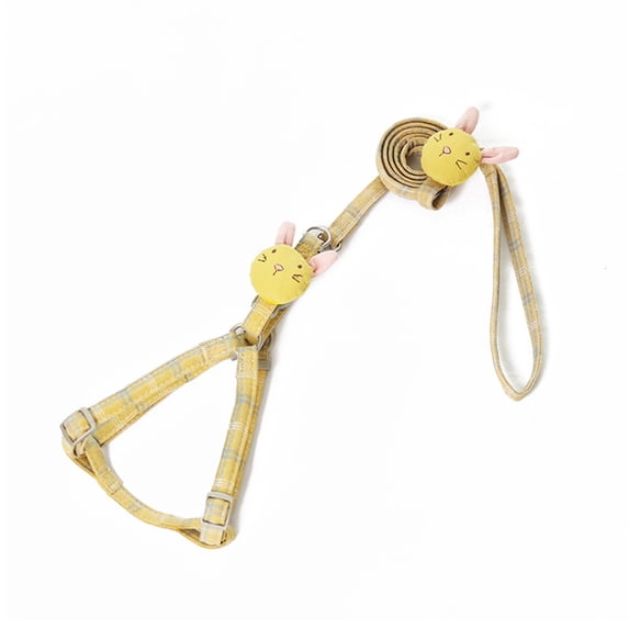 Pet Collar Adjustable with Bell Photo Props Bite-resistant Rabbit Ornament Pet Neck Circle Decor Pet Supplies