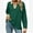 Green Blue, variant on OBEEII Long Sleeve Shirts for Women Causal Tops V Neck Loose Color Block Striped Pullover Tops Shirts 2024 Fall Clothes
