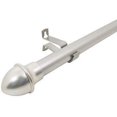 thumbnail image 1 of Spring Window Fashions 7/16-Inch Round Cafe Curtain Rod (18 to 28-Inch Width Nickel), 1 of 4