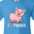 thumbnail image 4 of Inktastic I Love Piggies- Cute Pig Youth T-Shirt, 4 of 5
