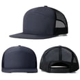 thumbnail image 3 of Gorra de béisbol de 7 piezas de tela sobre tela, gorra de camionero Richardson, gorra de carga, gorra de béisbol transpirable con parasol, 3 of 6