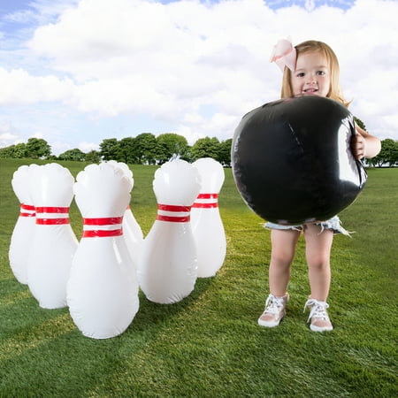 Kids Giant Bowling Lawn Game Set by Hey! Play!