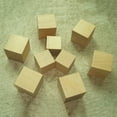 thumbnail image 3 of WRISTBIQUE 10Pcs Small Wood Cubes For Crafting Diy Projects Pine Wood Rustic Design, 3 of 8