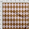 thumbnail image 3 of oneOone Cotton Cambric Brown Fabric Check Argyle Fabric For Sewing Printed Craft Fabric By The Yard 42 Inch Wide, 3 of 4