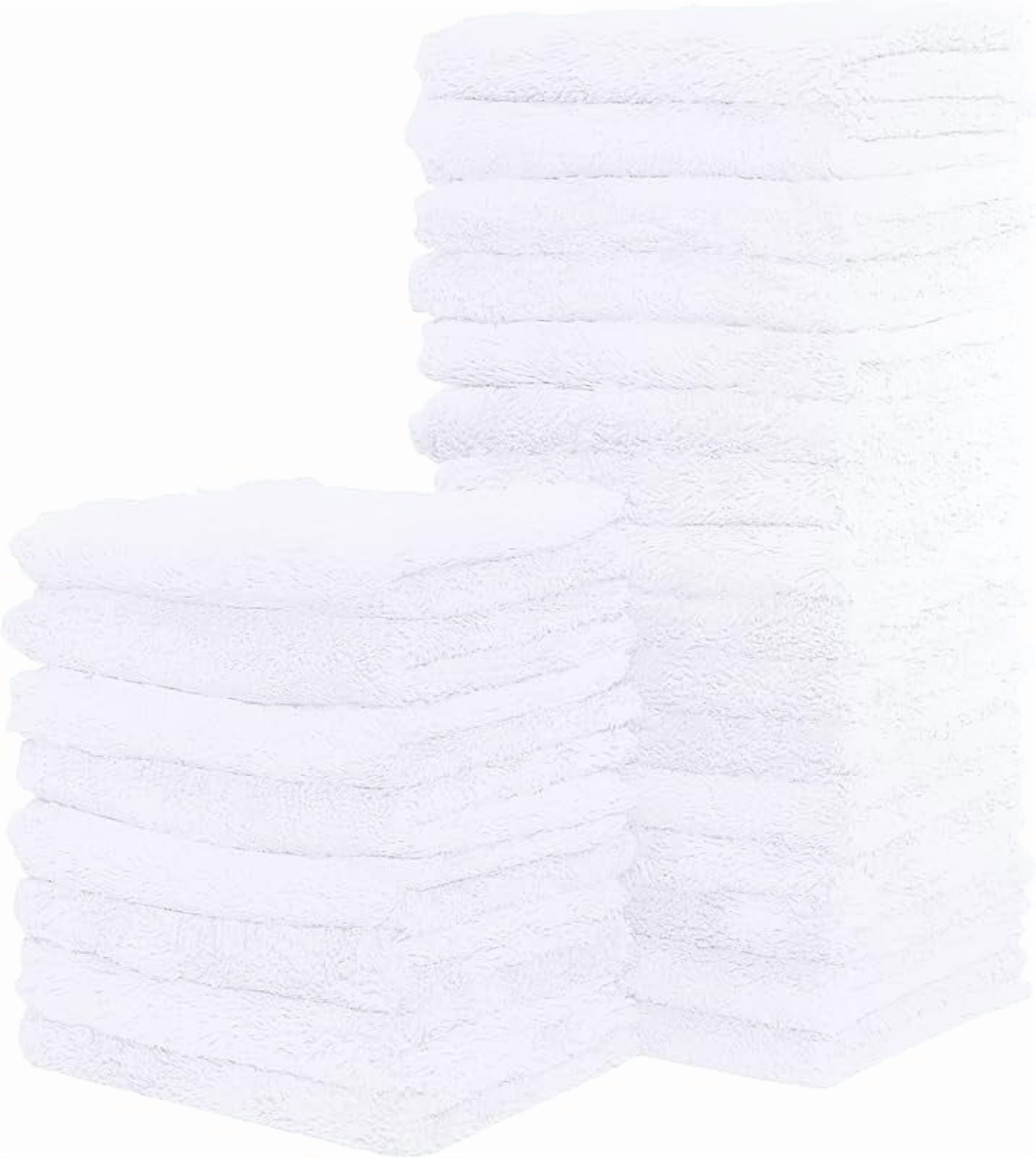 24 Pack Kitchen Dishcloths - Does Not Shed Fluff - Reusable Dish Towels, Dish cloths, Super Absorbent Coral Fleece Cleaning Cloths, Nonstick Oil Washable Fast Drying, 7 x 9 Inch (Multicolor)