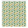 thumbnail image 3 of Ambesonne Banana Leaf Shower Curtain, Coconut Pineapple, 69"Wx84"L, Multicolor, 3 of 3