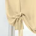 thumbnail image 4 of AUQ Window Curtains Curtain for Bathroom Kitchen Adjustable Balloon Roman Curtains for Small Window Room Darkening Shades Drapes Panel Rod Pocket Purple Home Essentials Bathroom Window Curtain White, 4 of 7