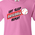 thumbnail image 4 of Inktastic Eat, Sleep, Baseball, Repeat Youth T-Shirt, 4 of 5