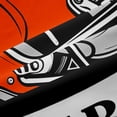 thumbnail image 5 of Erosebridal Football Cincinnati Curtains for Living Room, Soccer Sport 30%-50% Blackout Curtains Set of 2 (38x45), Orange Black 30%-50% Black Out Curtains, Window Curtains Room Decoration, 5 of 6