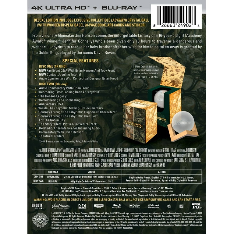Labyrinth (1986) - Limited Edition Collector's Set (4K Ultra