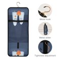 thumbnail image 4 of Portable Travel Toiletry Bag Roll up Makeup Bag Spacious Hanging Hook Makeup Bag for Travel Gym Camping Little Ghosts Eating Candy, 4 of 9