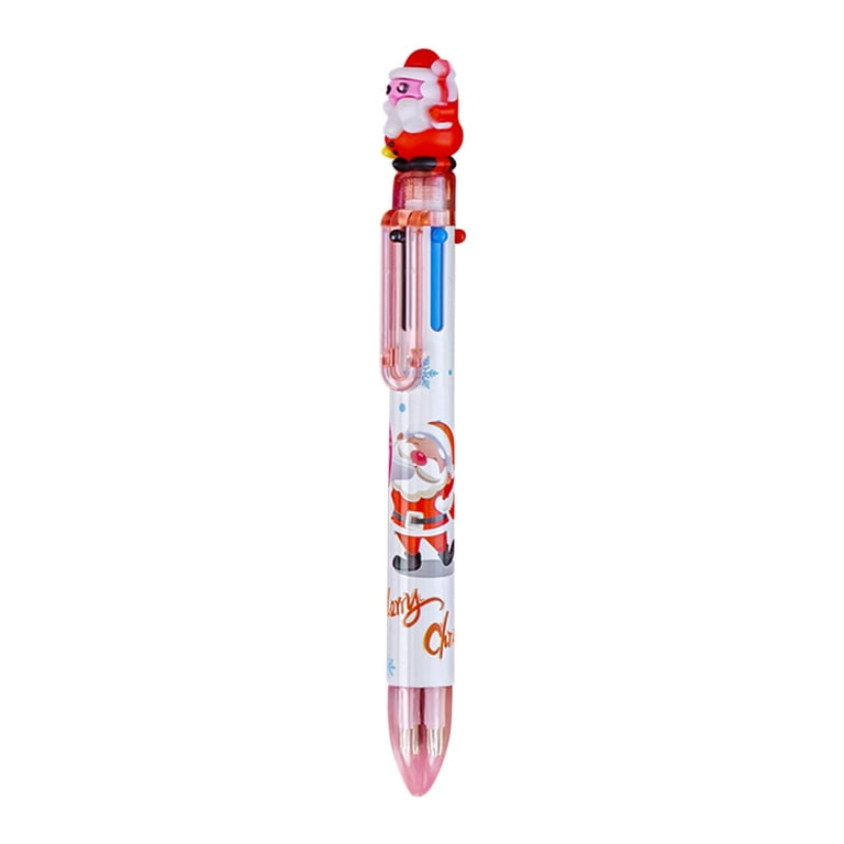 Multicolor Retractable Pen Ballpoint Pen Christmas Retractable Fun