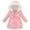 Hot Pink, variant on Winter Girls and Toddlers' Lightweight Full Zip Packable Hooded Puffer Jacket for Little Kid Big Kid(Light Pink,9-10 Years)