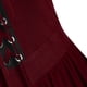 thumbnail image 4 of Womens Halloween Costumes 2024 Cosplay Gothic Dresses Women Casual Plus Size Cold Shoulder Dress Solid Color Lace Butterfly Sleeve Halloween Gothic Dress, 4 of 5