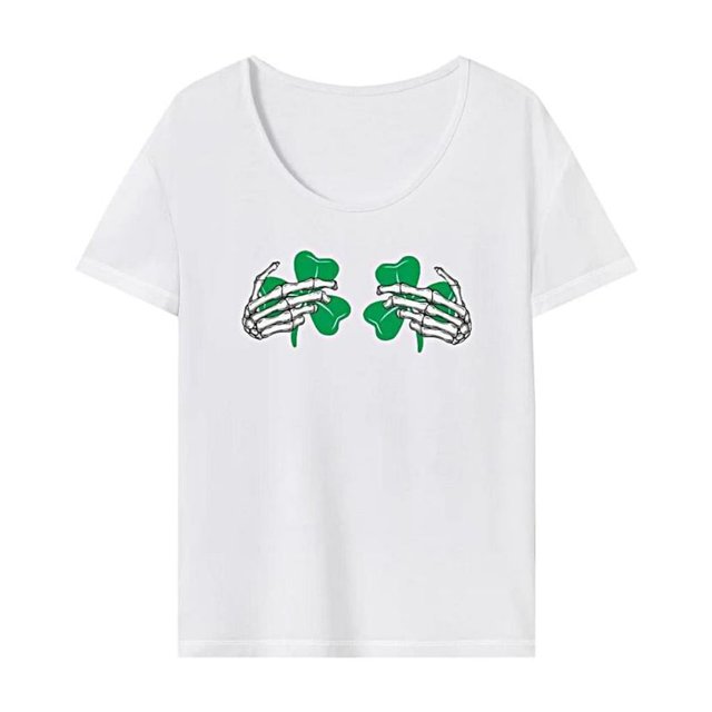 Camiseta para mujer con cuello redondo, ropa deportiva, ropa , camiseta básica para oficina y playa S