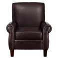 thumbnail image 4 of Faux Leather Club Chair, Brown, 4 of 7