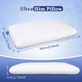 thumbnail image 4 of Espuma viscoelástica, ultrafina y plana, de Pillow SofGlowly, 4 of 6