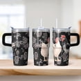 thumbnail image 2 of 20oz Funny Chicken Tumbler with Handle Adorable Birthday Christmas Gift for Chicken Fans Women Men Insulated Travel Mug Cup Holder Friendly Durable Material Wide Mouth for Ice Office Home Use, 2 of 6